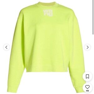 Alexander Wang Vibrant Yellow Sweatshirt